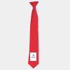 'Colours' satin clip tie Thumbnail