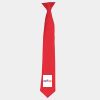 'Colours' satin clip tie Thumbnail