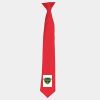 'Colours' satin clip tie Thumbnail