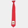 'Colours' satin clip tie Thumbnail