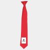 'Colours' satin clip tie Thumbnail