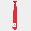 'Colours' satin clip tie Thumbnail