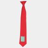 'Colours' satin clip tie Thumbnail