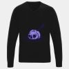 'Essential' acrylic v-neck sweater Thumbnail