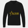 'Essential' acrylic v-neck sweater Thumbnail