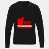 'Essential' acrylic v-neck sweater Thumbnail