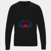 'Essential' acrylic v-neck sweater Thumbnail
