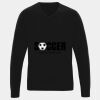 'Essential' acrylic v-neck sweater Thumbnail