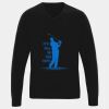 'Essential' acrylic v-neck sweater Thumbnail