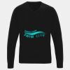 'Essential' acrylic v-neck sweater Thumbnail