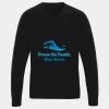 'Essential' acrylic v-neck sweater Thumbnail