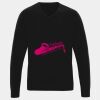 'Essential' acrylic v-neck sweater Thumbnail
