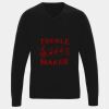 'Essential' acrylic v-neck sweater Thumbnail